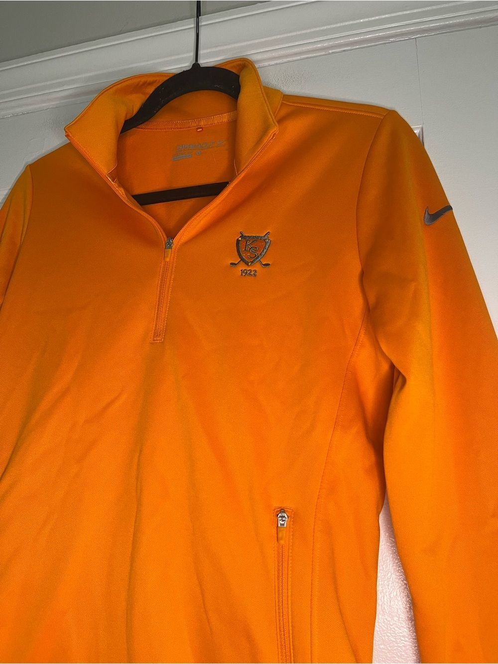 Nike Golf Women’s Small Orange Quarter-Zip Jacket